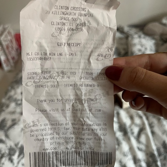 White Coach bag - Picture 8 of 8